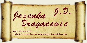 Jesenka Dragačević vizit kartica